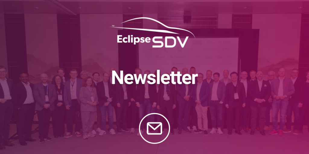 banner promoting the eclipse sdv newsletter