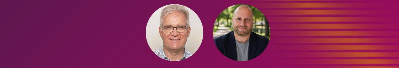 Side-by-side portraits of Gunther Bauer and Torsten Rosenbauer from ZF, interviewed about the new Eclipse SDV Hephaestus project.