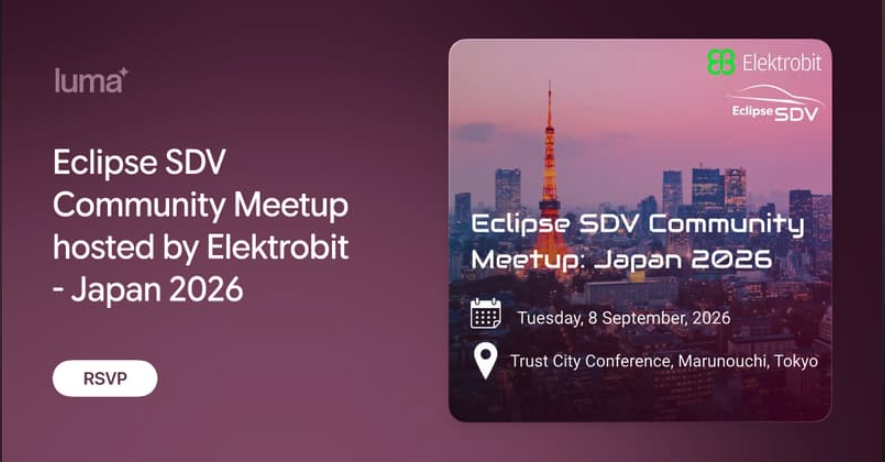 Eclipse SDV – Open Source Automotive Software Platform