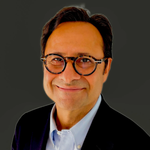 Portrait of a man with glasses