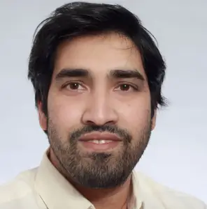 Portrait of a man smiling at the camera