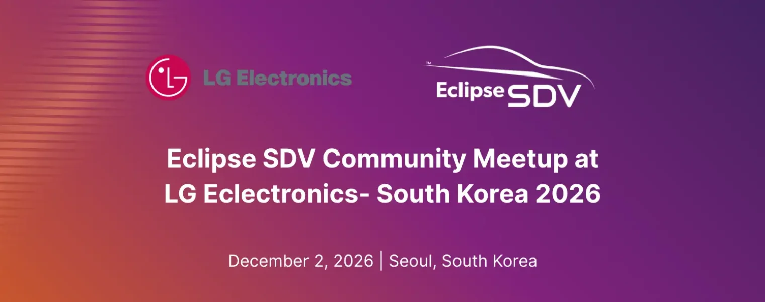 Eclipse SDV Korea Meet up Banner